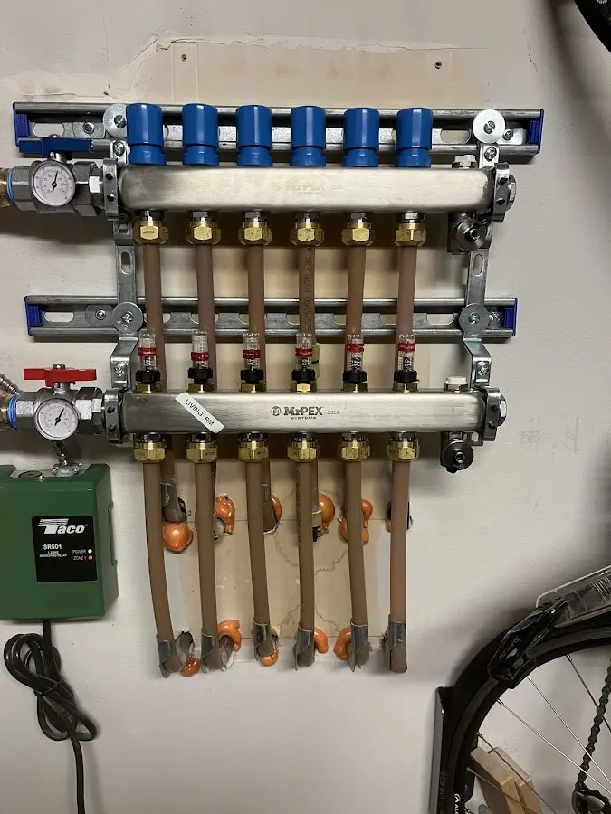 Plumber performing Leak Detection at a residential property in Lebanon